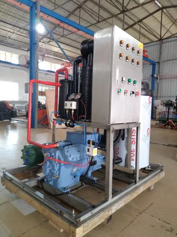Jy 1 Tons Quick Freezing Seawater Slurry Ice Making Machine for Fishery